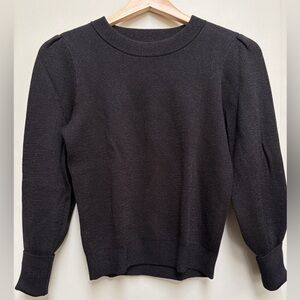 Classic Black Women's Crewneck Sweater